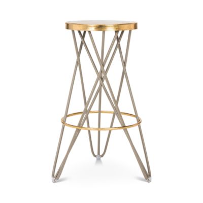 Lorna Gold Leaf Barstool