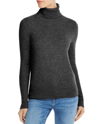 aqua cashmere turtleneck sweater