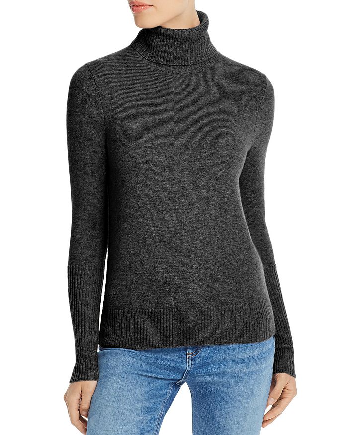 Aqua Cashmere Cashmere Turtleneck Sweater - 100% Exclusive In Heather ...