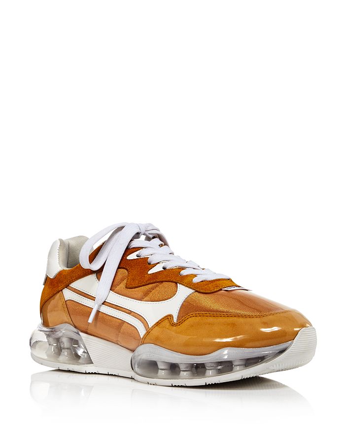 Alexander Wang Women's Stadium Suede & Clear Trainers In Mineral Yellow