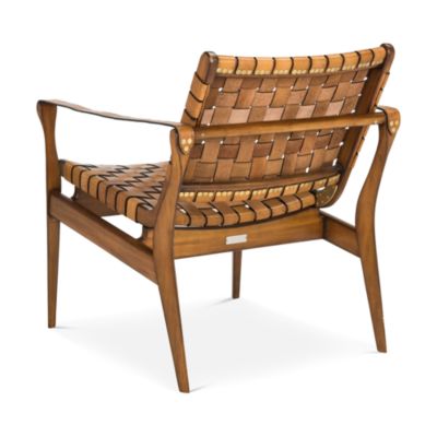Couture Dilan Leather Safari Chair