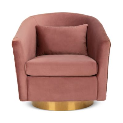 Couture Clara Quilted Swivel Tub Chair