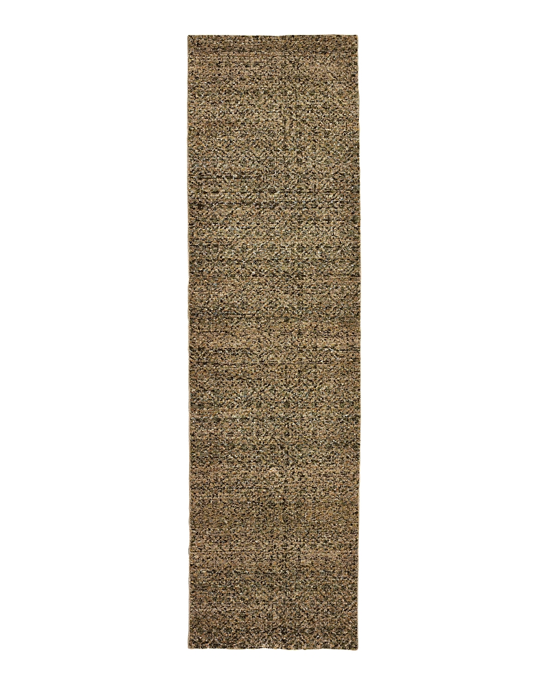 Oriental Weavers Atlas 8048 Runner Rug, 2'3 X 8' In Green/gold