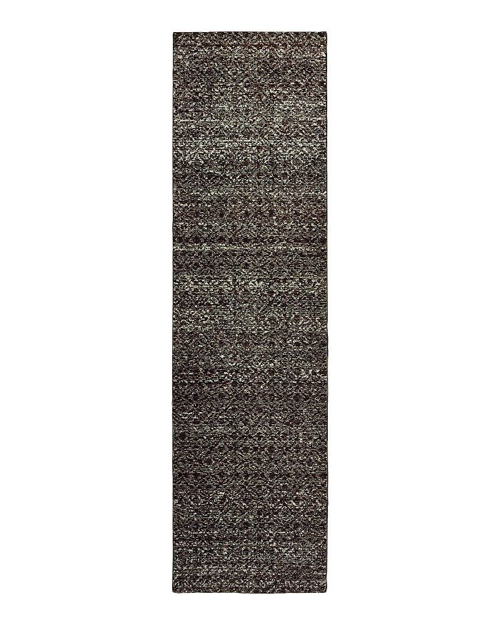 Oriental Weavers Atlas 8048 Runner Rug, 2'3 X 8' In Black/gray