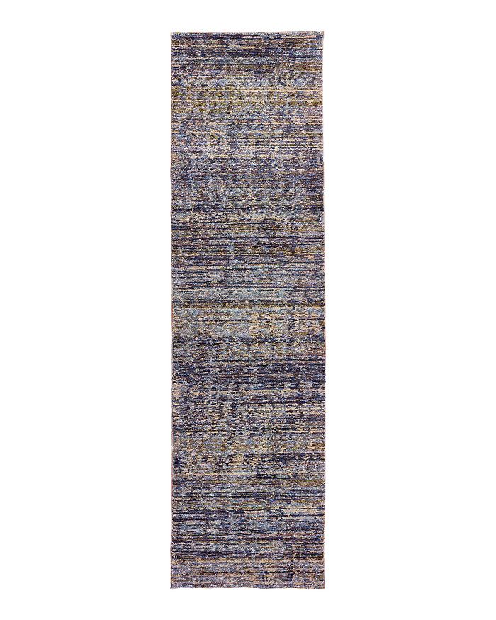 Oriental Weavers Atlas 8033 Runner Rug, 2'3 X 8' In Purple/gray