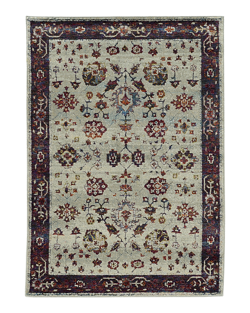 Oriental Weavers Andorra 6842d Area Rug, 3'3 X 5'2 In Stone/red