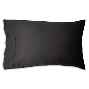 Donna Karan Silk Indulgence Cotton/silk Standard Pillowcase, Pair In Black