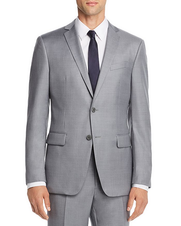 John Varvatos Basic Slim Fit Suit Jacket In Pearl Gray