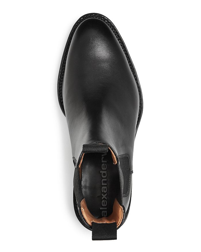 alexander wang black andy box chelsea boots