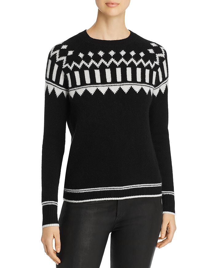 C by Bloomingdale's Fair Isle Cashmere Sweater - 100% Exclusive ...