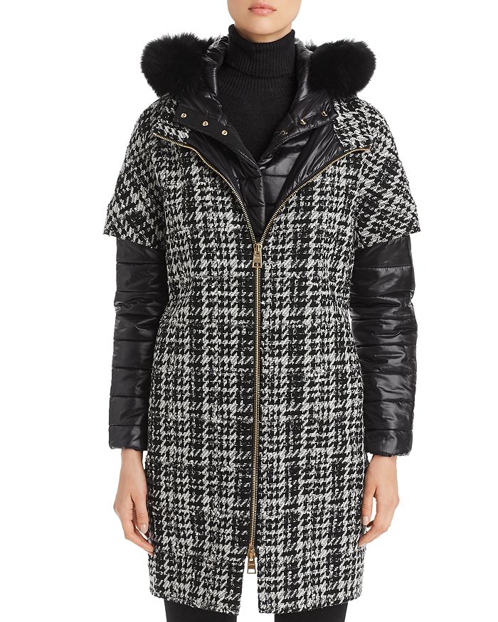 Herno mixed media coat hotsell
