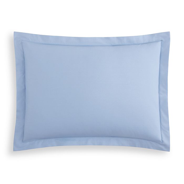 Matouk Luca Satin Stitch Boudoir Sham In Sky