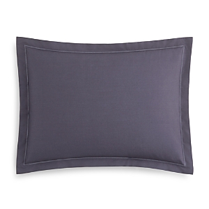 Matouk Luca Satin Stitch Boudoir Sham In Midnight