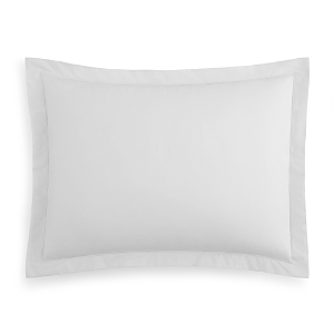 Matouk Luca Satin Stitch Boudoir Sham In Silver