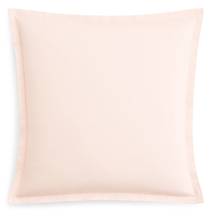 Matouk Luca Satin Stitch Euro Sham In Blush
