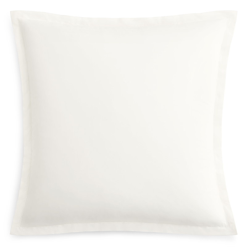 Matouk Luca Satin Stitch Euro Sham In Ivory