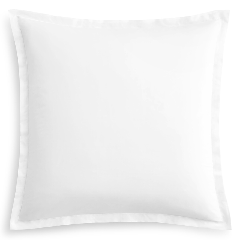 Matouk Luca Satin Stitch Euro Sham In White