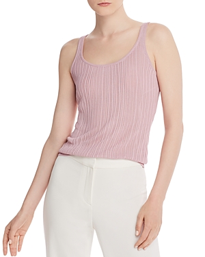 THEORY FITTED KNIT TANK,J0516704