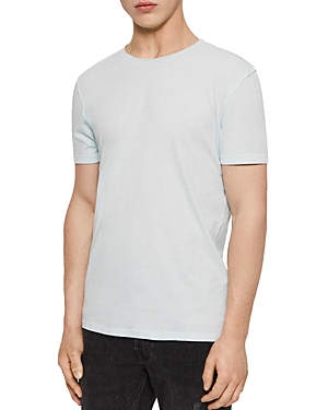 Allsaints Figure Tee In Light Aqua Blue Marl