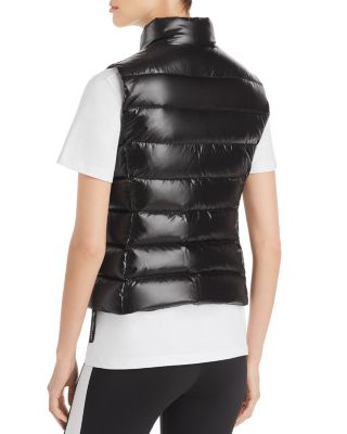 moncler ghany shiny quilted puffer vest