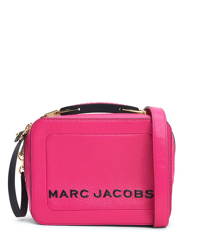 Marc Jacobs The Box 20 Crossbody In Diva Pink/gold