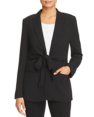 DONNA KARAN NEW YORK TIE-FRONT JACKET,D9FCABQY