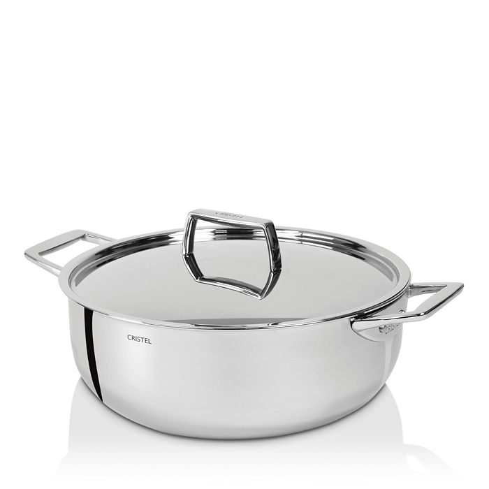 Cristel Castel' Pro 5.45-qt. Stewpan With Lid In Silver
