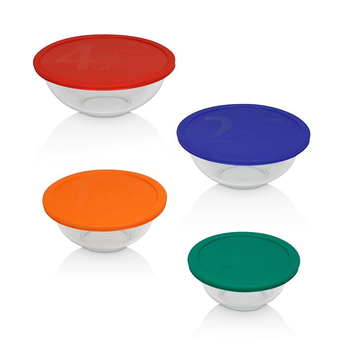 Pyrex Smart Essentials Mixing Bowl, Glass, 2.5 Qt