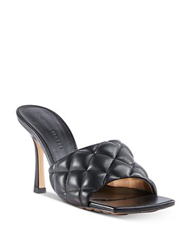 Bottega Veneta - Women's Quilted High Heel Slide Sandals