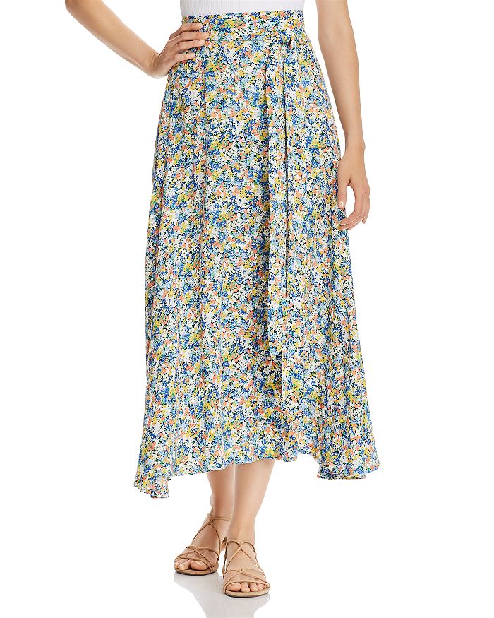 Faithfull asiya 2025 floral midi skirt