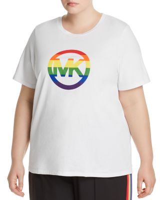 michael kors rainbow t shirt