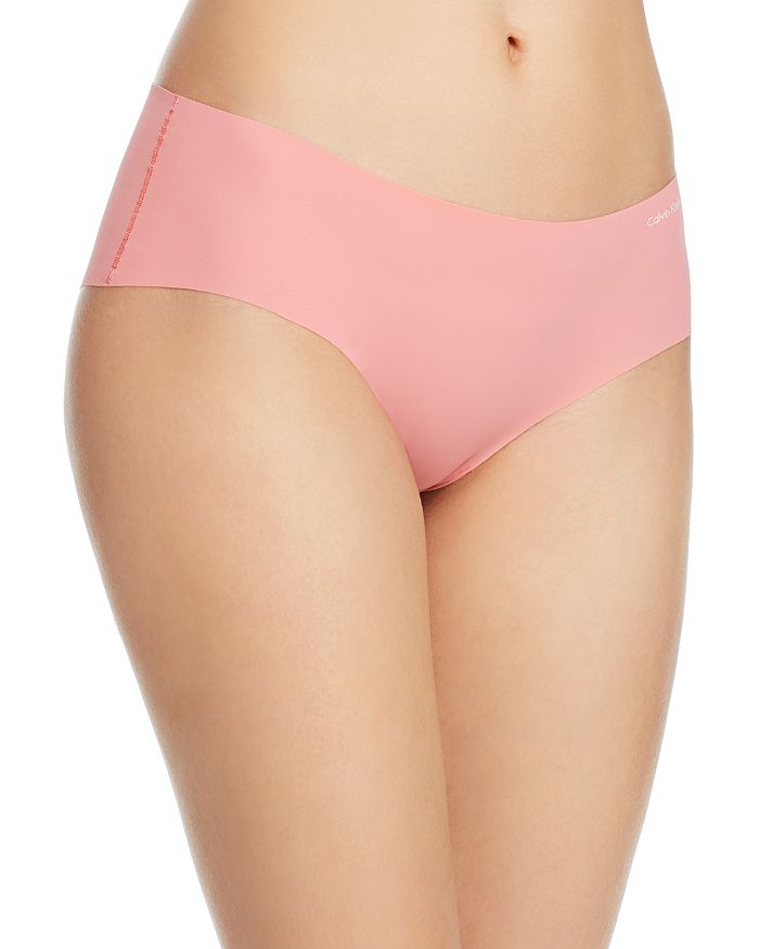 Calvin Klein Invisibles Seamless Hipster In Pomelo