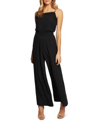 ruffle wide leg jumpsuit