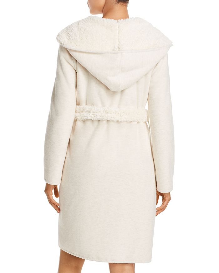Ugg Women's Portola Faux Fur Reversible Robe In Cream Heather ModeSens