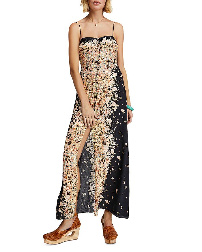 Morning song printed maxi slip top