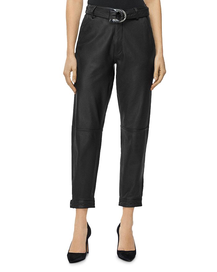 a new day, Pants & Jumpsuits, B Womens Highrise Faux Leather Tapered  Ankle Pants A New Day