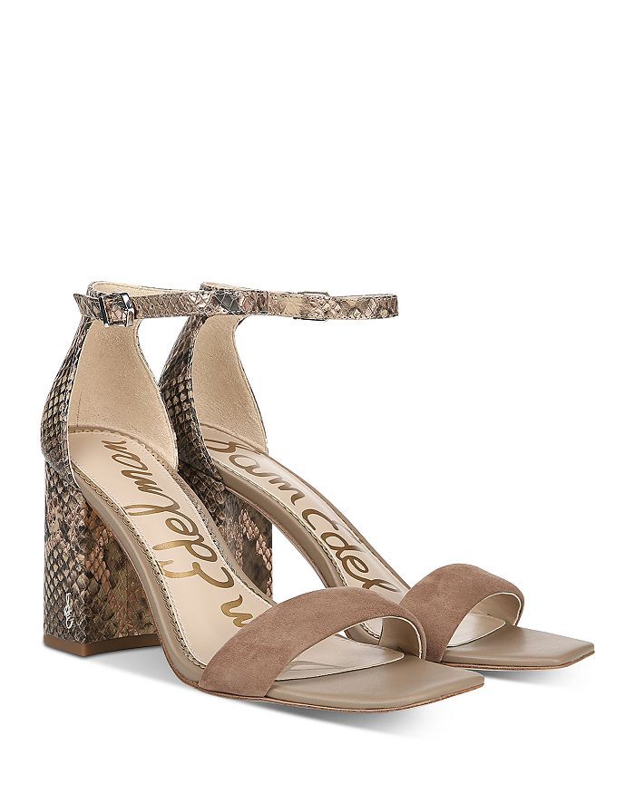 Sam Edelman Women's Daniella High-heel Sandals In Praline Leather | ModeSens