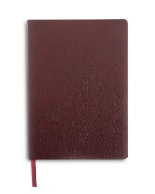 Pebbled Leather Lined Journal