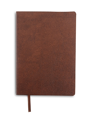 Royce New York Pebbled Leather Lined Journal