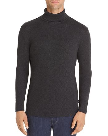 BOSS Tenore Ribbed Turtleneck Sweater | Bloomingdale's