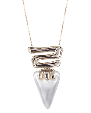 ALEXIS BITTAR HINGED LUCITE PENDANT NECKLACE, 32,AB91N007010