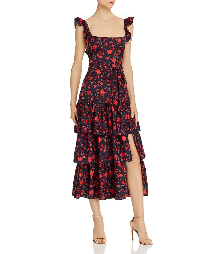 LIKELY Tiered Floral Print Dress Bloomingdale s