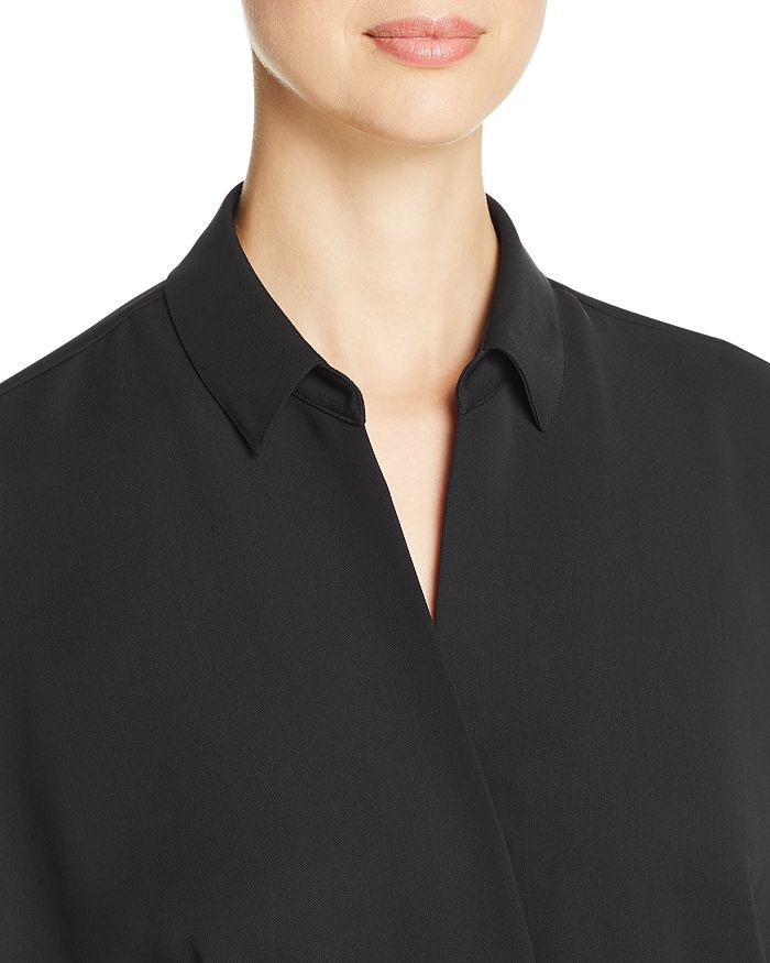 Shop Nic And Zoe Nic+zoe Flowing Ease Top In Black Onyx