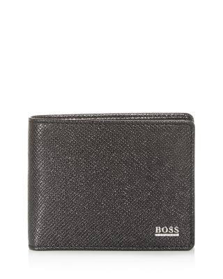 boss leather wallet