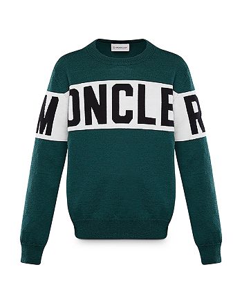 Moncler Unisex Logo Stripe Sweater - Big Kid | Bloomingdale's