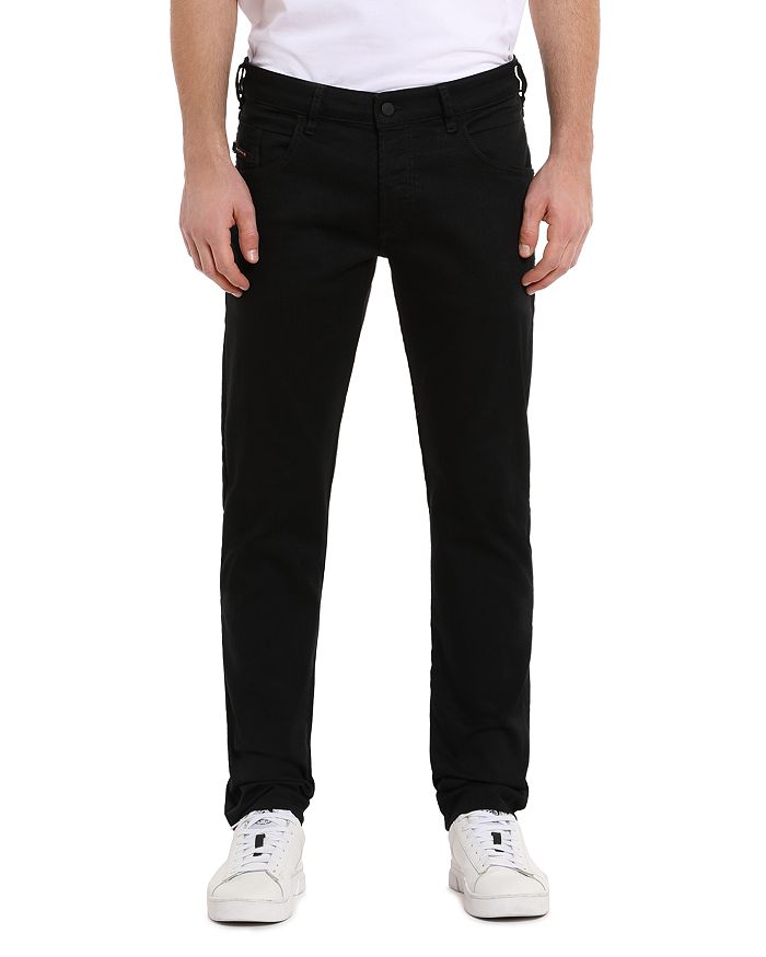 DIESEL D-BAZER TAPERED JEANS IN BLACK,00SSLL0688H