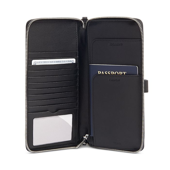 Tumi Belden Leather Travel Wallet In Black ModeSens