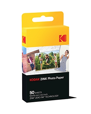 Photos - Ink Ribbon Kodak Zink Photo Paper, 2 x 3, Pack of 50 No Color RODZ2X350 