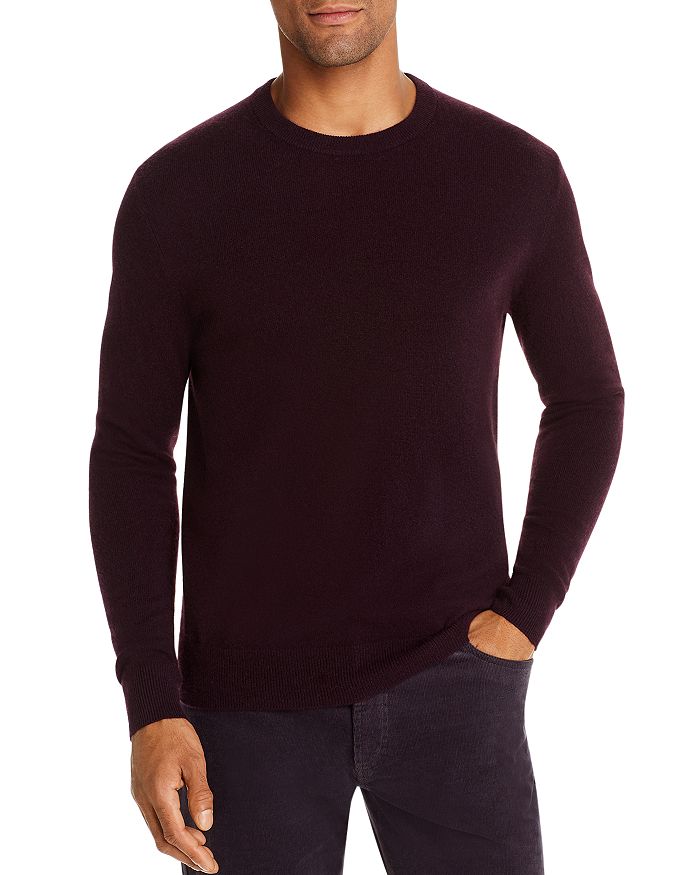 The Men's Store At Bloomingdale's Merino Wool Crewneck Sweater - 100% Exclusive In Raisin