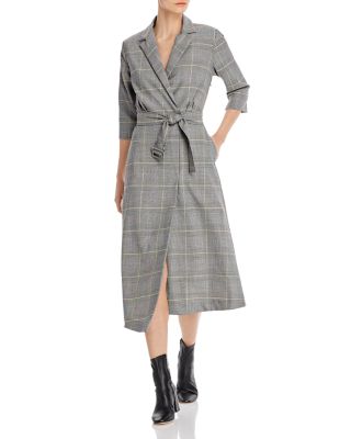 asymmetric bow dress mango Y's 2000s Yohji Yamamoto Tartan Asymmetrical Wool Dress – Featherstone  Vintage main image 1